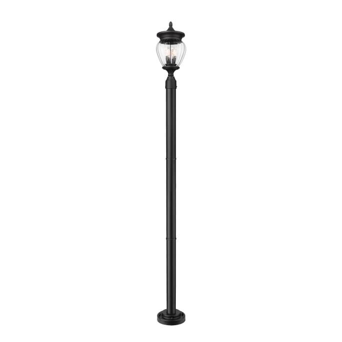 Three Light Outdoor Post Mount Three Light Outdoor Post Mount