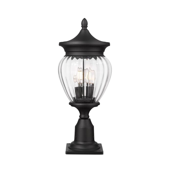 Three Light Outdoor Pier Mount Three Light Outdoor Pier Mount