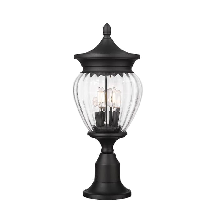 Three Light Outdoor Pier Mount Three Light Outdoor Pier Mount