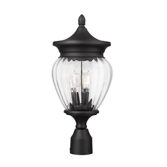 Three Light Outdoor Post Mount Three Light Outdoor Post Mount
