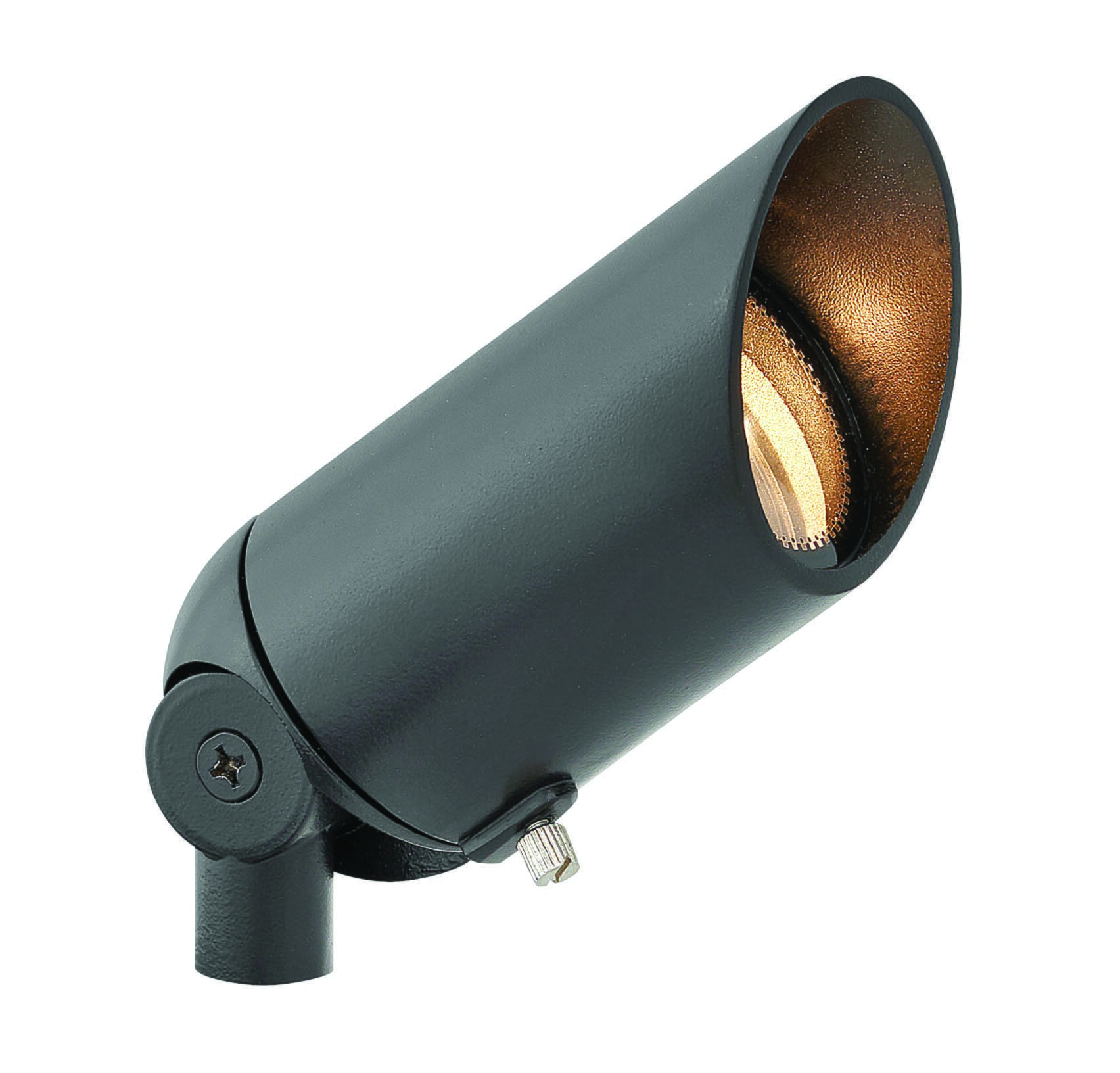 1-Light Outdoor Accent Spot in Satin Black