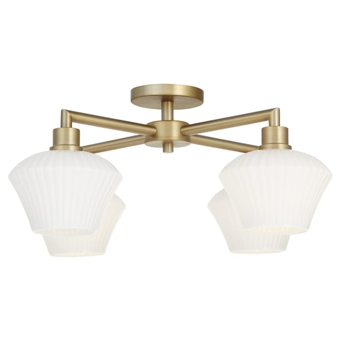 Four Light Flush Mount Four Light Flush Mount