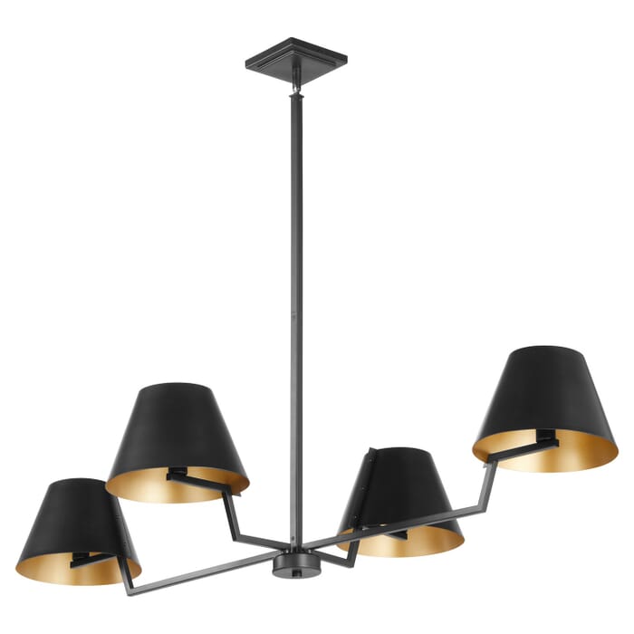 Four Light Linear Chandelier Four Light Linear Chandelier