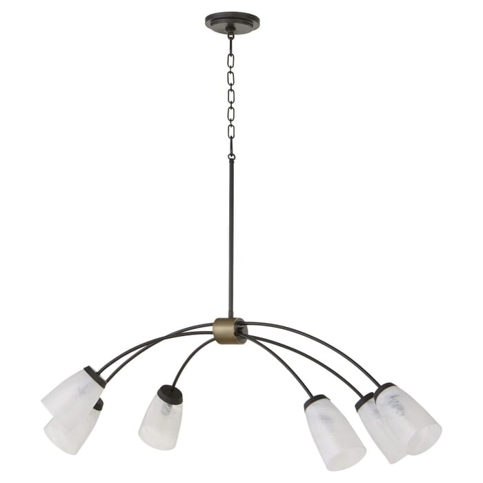 Six Light Linear Chandelier Six Light Linear Chandelier