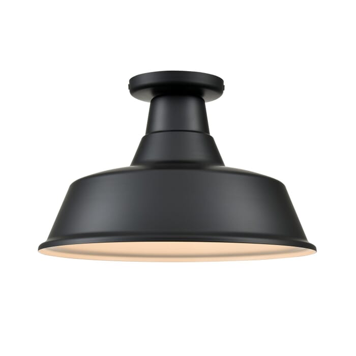 One Light Semi-Flush Mount One Light Semi-Flush Mount