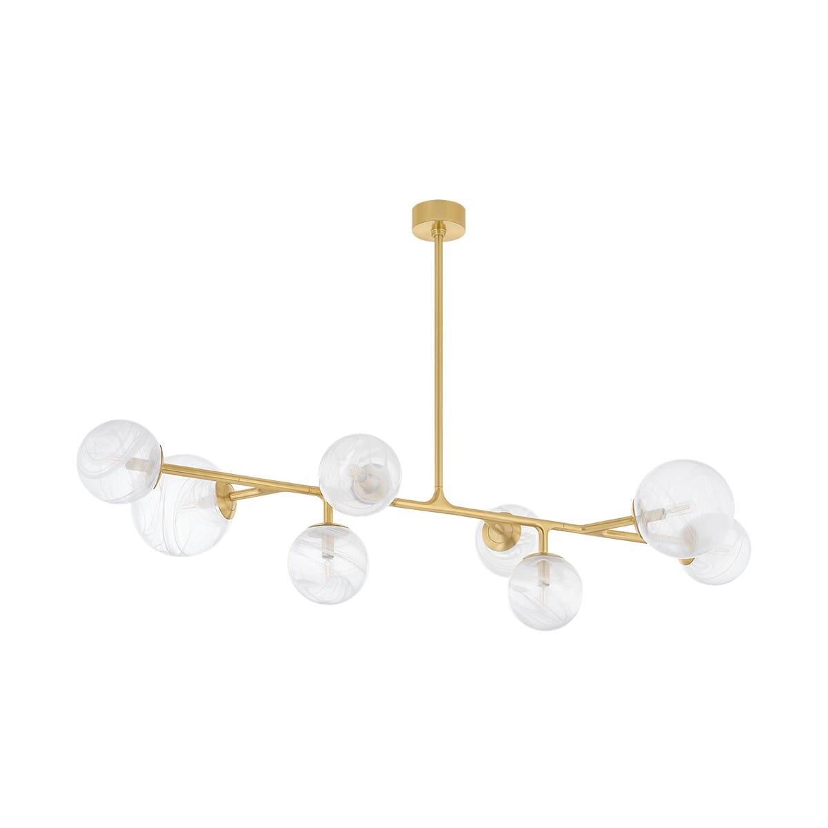 Eight Light Linear Pendant