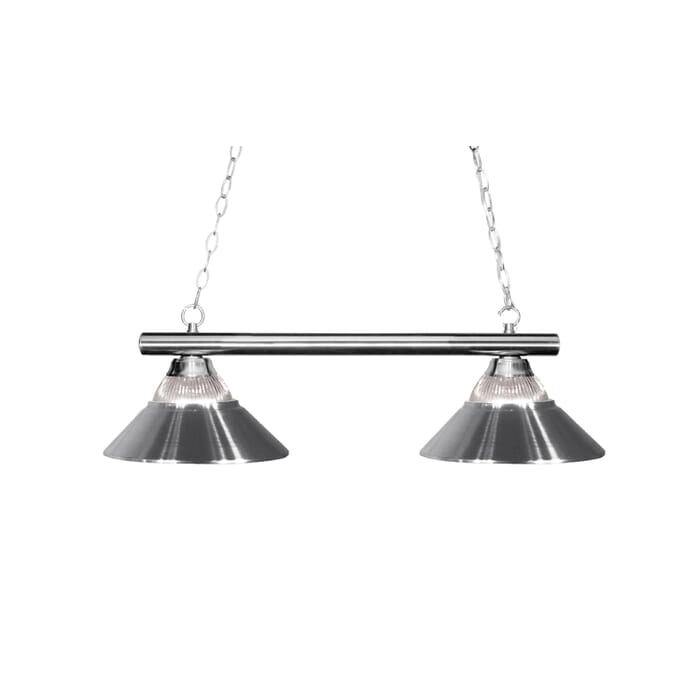 Z-Lite Sharp Shooter 2-Light Linear Pendant Light In Chrome Z-Lite Sharp Shooter 2-Light Linear Pendant Light In Chrome