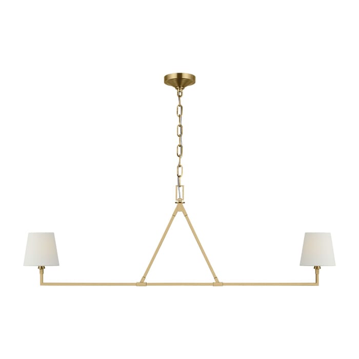 Two Light Linear Chandelier Two Light Linear Chandelier