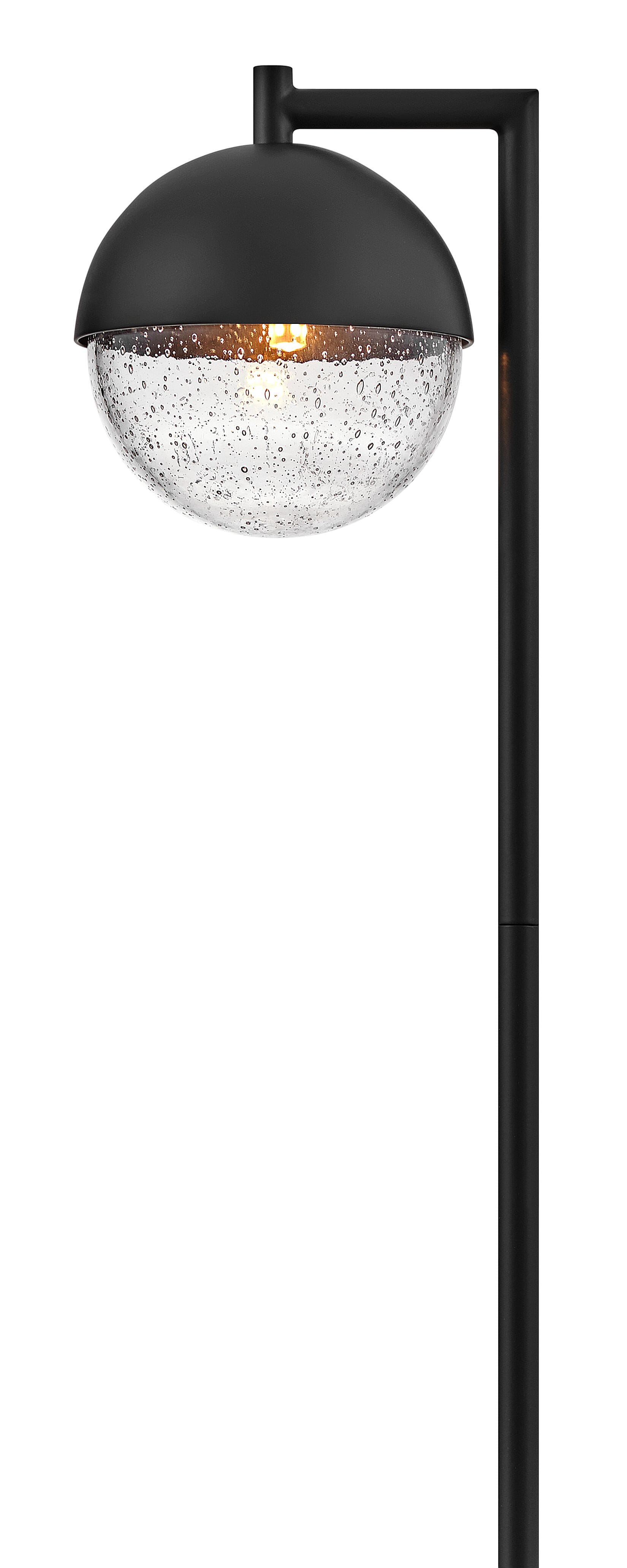 Revolve Path 1-Light LED Path Light in Satin Black