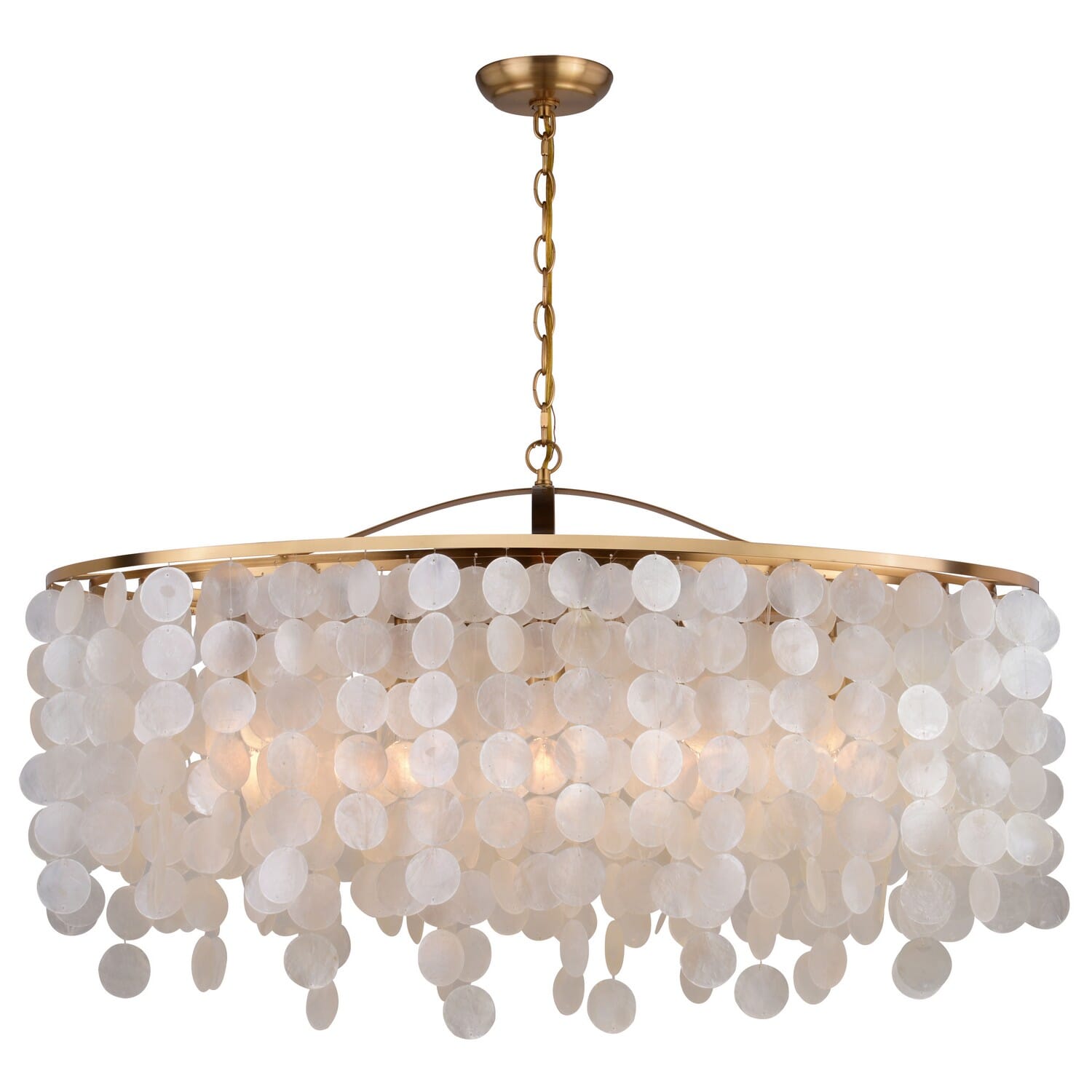 Five Light Linear Chandelier