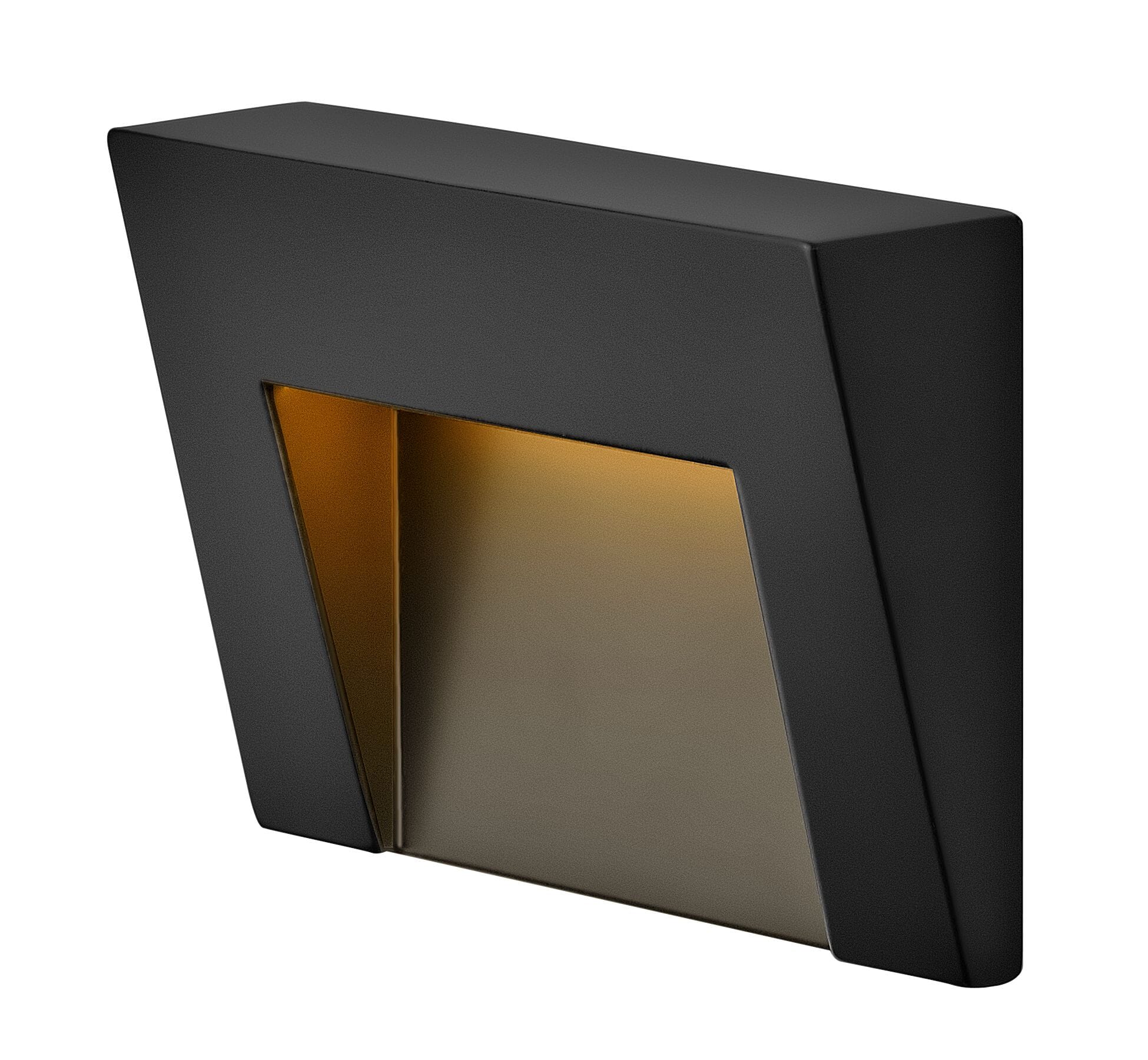 Taper Deck Sconce LED Wall Sconce in Satin Black