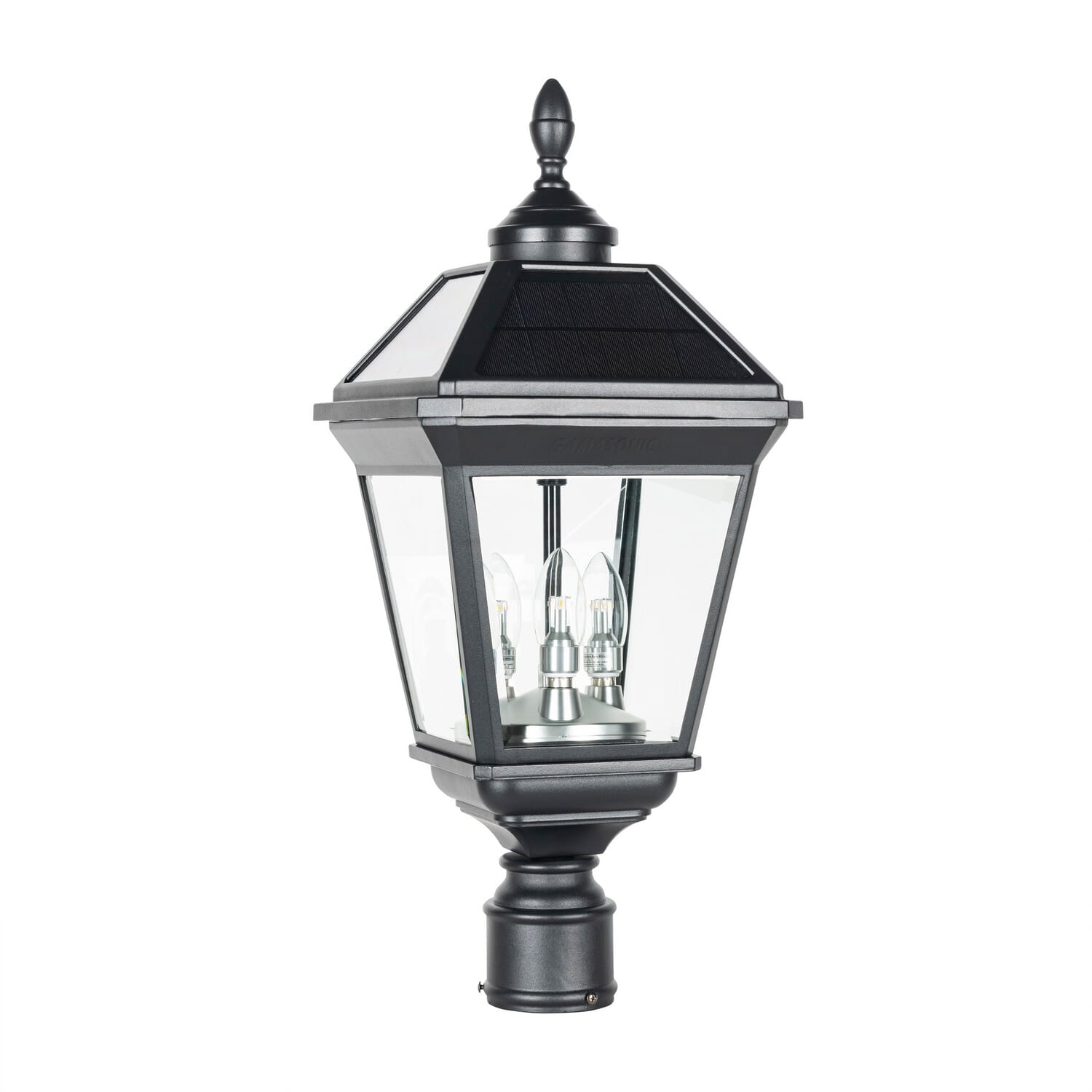 Three Light Post Mount