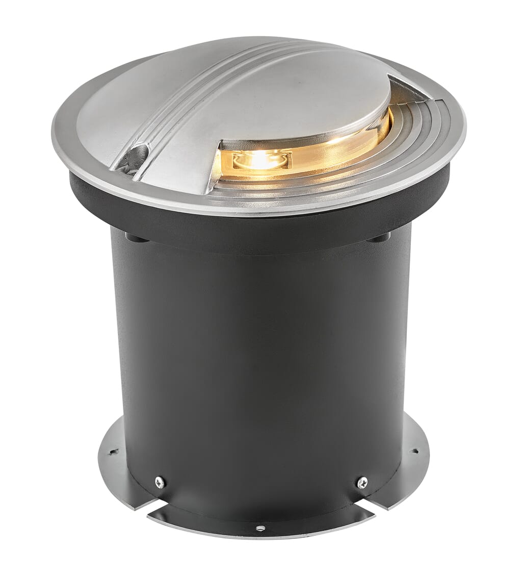 Stainless Steel LED Well Light from the Flare Collection