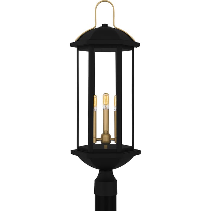 Three Light Outdoor Post Lantern Three Light Outdoor Post Lantern