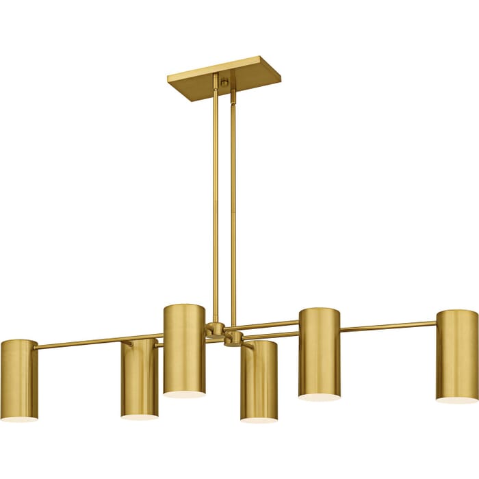 Six Light Linear Chandelier Six Light Linear Chandelier