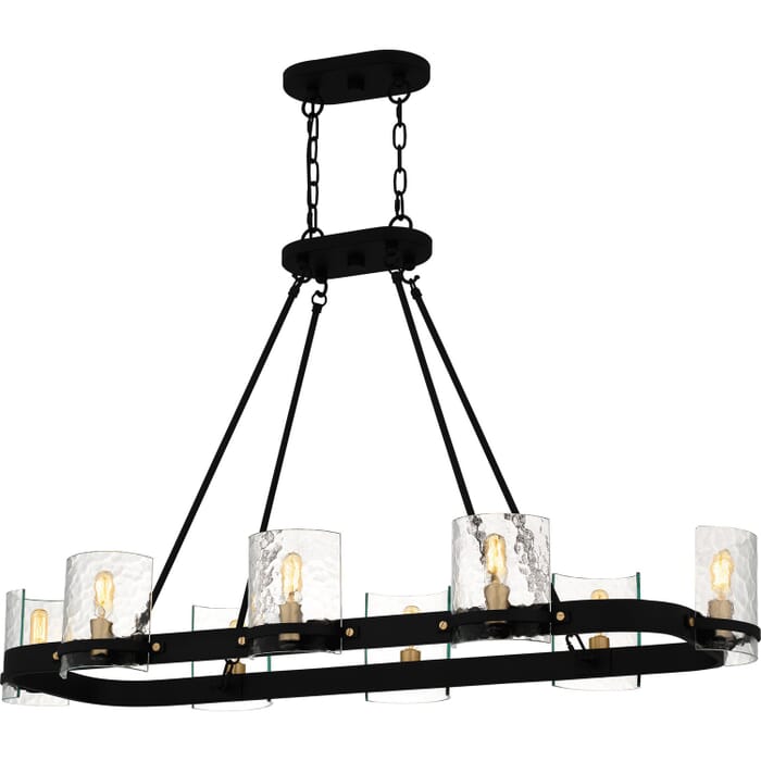 Eight Light Linear Chandelier Eight Light Linear Chandelier
