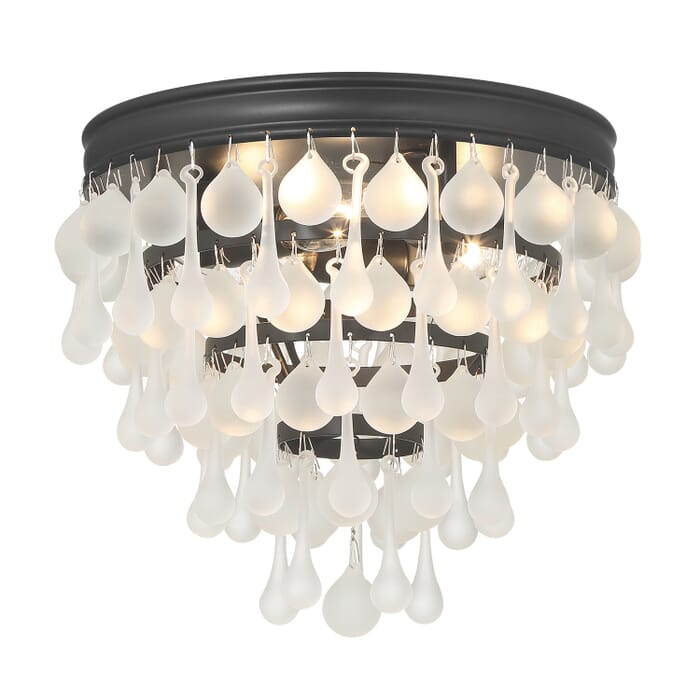 Three Light Flush Mount Three Light Flush Mount