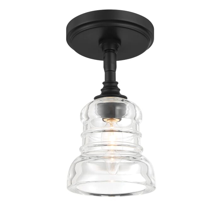One Light Semi Flush Mount One Light Semi Flush Mount