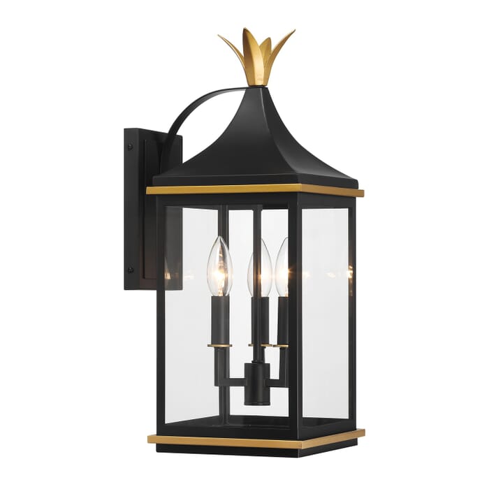 Three Light Outdoor Wall Sconce Three Light Outdoor Wall Sconce