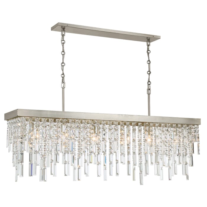 Six Light Linear Chandelier Six Light Linear Chandelier