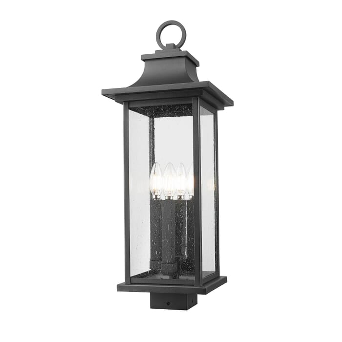 Four Light Outdoor Post Mount Four Light Outdoor Post Mount