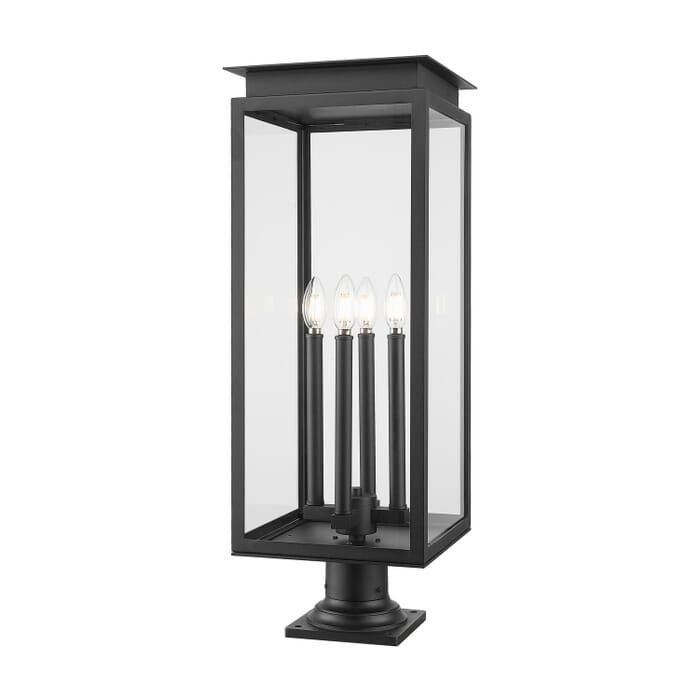 Four Light Outdoor Pier Mount Four Light Outdoor Pier Mount