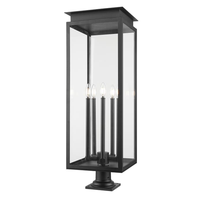 Five Light Outdoor Pier Mount Five Light Outdoor Pier Mount