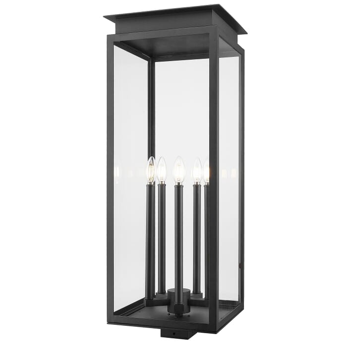Five Light Outdoor Post Mount Five Light Outdoor Post Mount