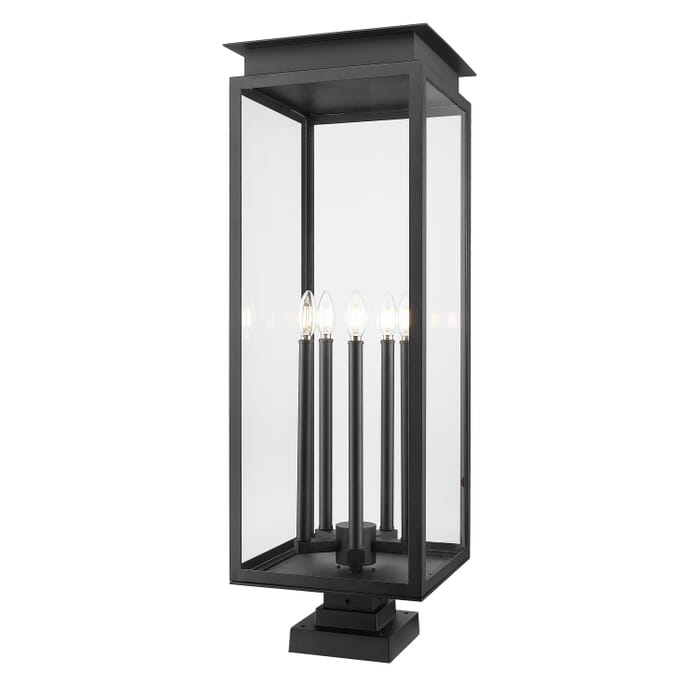 Five Light Outdoor Pier Mount Five Light Outdoor Pier Mount