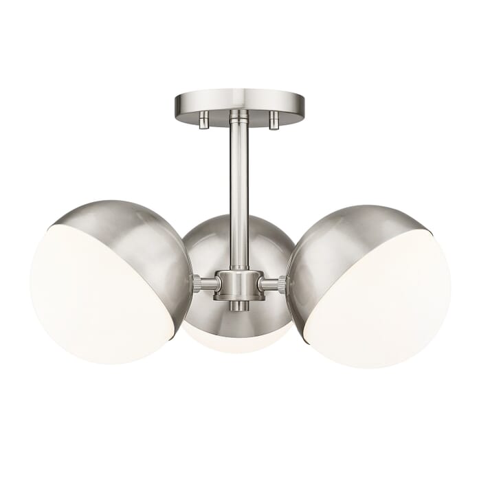 Three Light Semi Flush Mount Three Light Semi Flush Mount