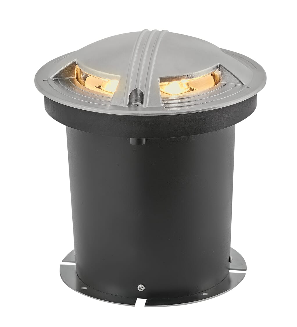 Stainless Steel LED Well Light from the Flare Collection