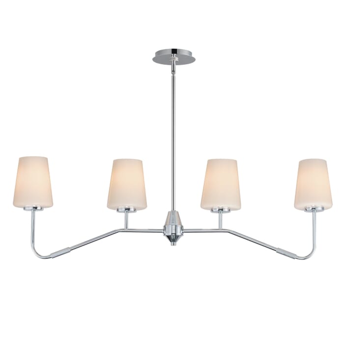 Four Light Linear Chandelier Four Light Linear Chandelier