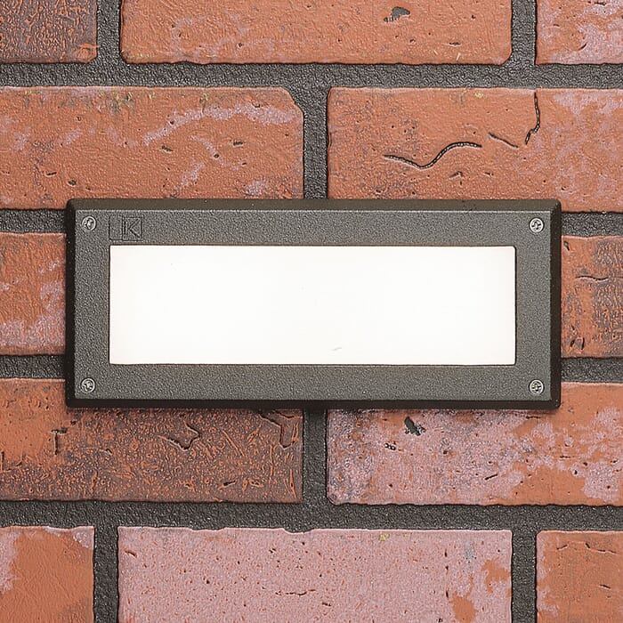Kichler Lighting 2W 3000K LED Step Light in Textured Architectural Bronze Kichler Lighting 2W 3000K LED Step Light in Textured Architectural Bronze