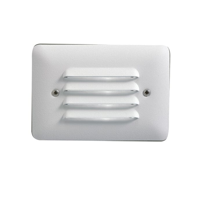 Kichler Lighting Landscape 2700K LED Louvered Mini Step in White Kichler Lighting Landscape 2700K LED Louvered Mini Step in White