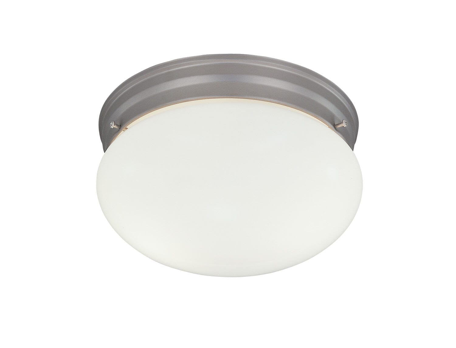 Basic Flushmount 2-Light Flushmount in Pewter