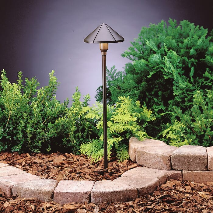 Kichler Lighting Landscape LED Center Mount Path in Textured Architectural Bronze Kichler Lighting Landscape LED Center Mount Path in Textured Architectural Bronze