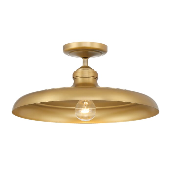 One Light Semi Flush Mount One Light Semi Flush Mount