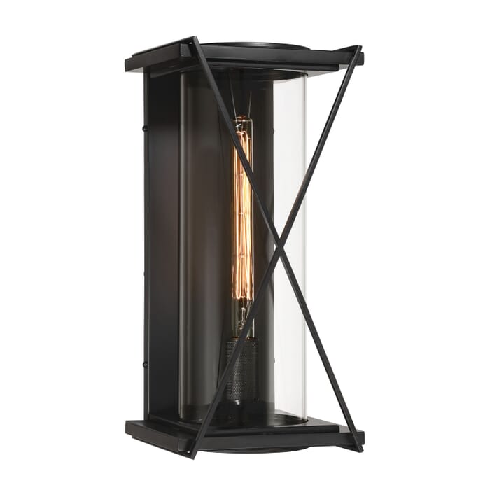 One Light Outdoor Wall Sconce One Light Outdoor Wall Sconce