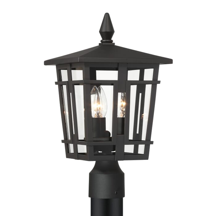 Three Light Outdoor Post Mount Three Light Outdoor Post Mount