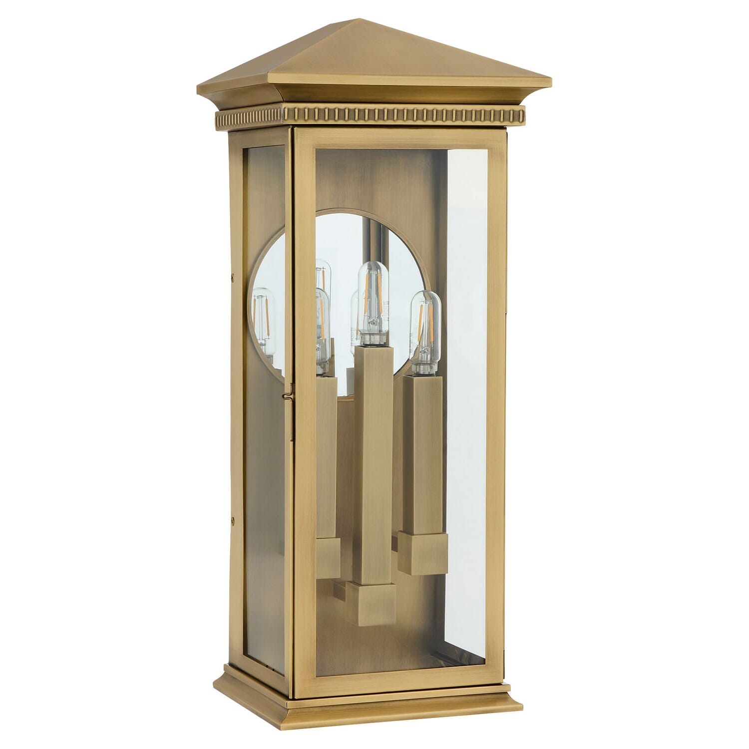 Three Light Outdoor Wall Sconce