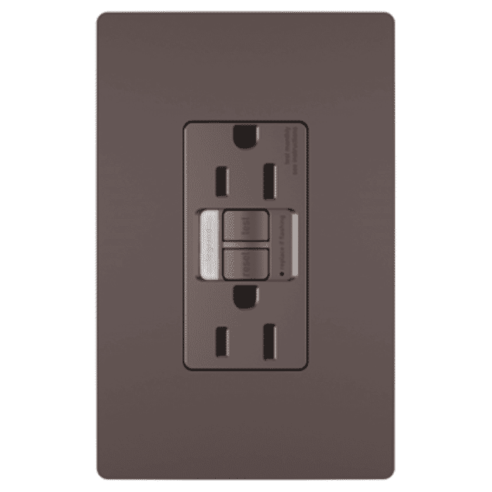 LeGrand Radiant Self-Testing GFCI Nightlight and Outlet in Dark Bronze LeGrand Radiant Self-Testing GFCI Nightlight and Outlet in Dark Bronze