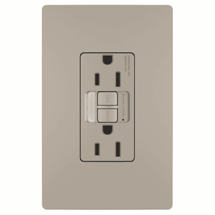 LeGrand Radiant Self-Testing GFCI Nightlight and Outlet in Nickel LeGrand Radiant Self-Testing GFCI Nightlight and Outlet in Nickel