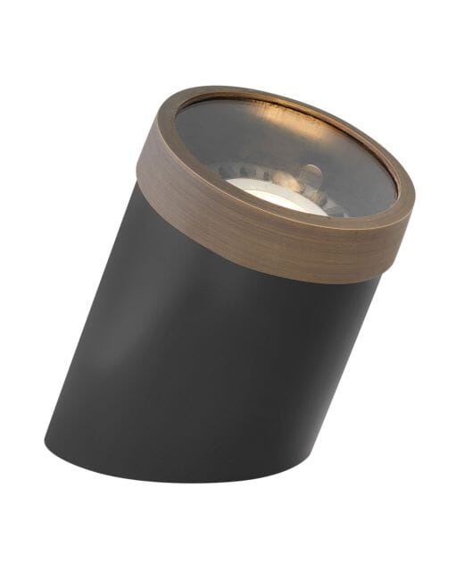 1-Light Outdoor Well Light in Matte Bronze