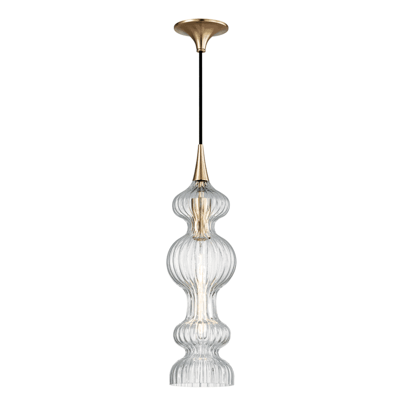 Pomfret 21" Pendant Light in Aged Brass