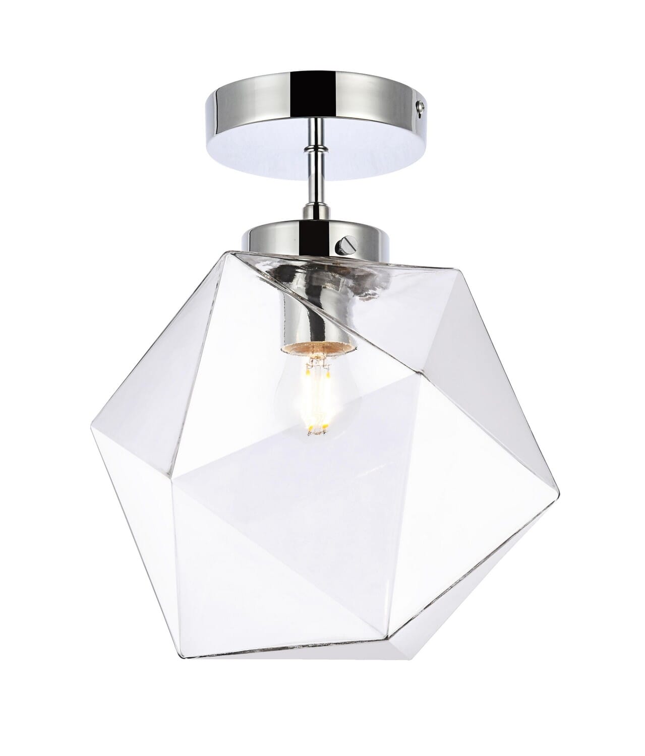 One Light Flush Mount