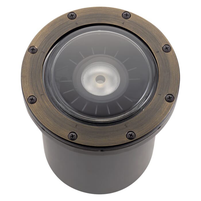 Kichler Lighting VLO In-Ground 60 Degree 2700K LED Landscape Accent Light in Centennial Brass Kichler Lighting VLO In-Ground 60 Degree 2700K LED Landscape Accent Light in Centennial Brass