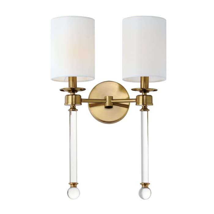 Lucent 2-Light Wall Sconce in Heritage Lucent 2-Light Wall Sconce in Heritage