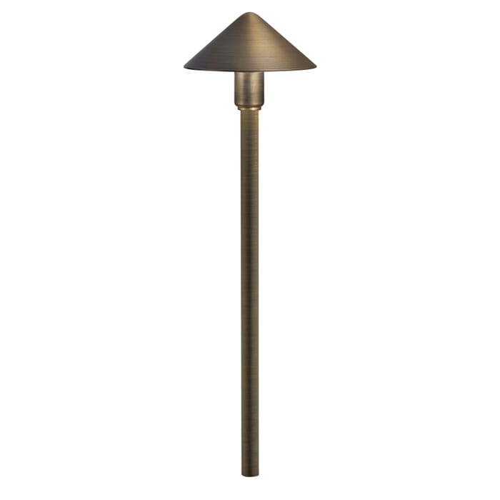 Kichler Lighting LED 3-Light 21" Landscape 12V Led Path/Spread in Centennial Brass Kichler Lighting LED 3-Light 21" Landscape 12V Led Path/Spread in Centennial Brass