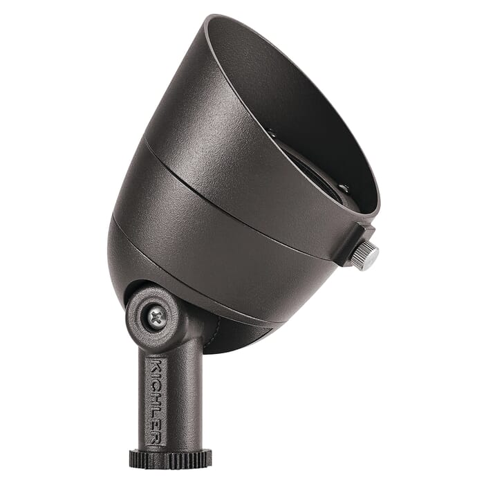 Kichler Lighting Landscape LED 300 Lumen 10 Degree Outdoor Spot Light in Textured Black Kichler Lighting Landscape LED 300 Lumen 10 Degree Outdoor Spot Light in Textured Black