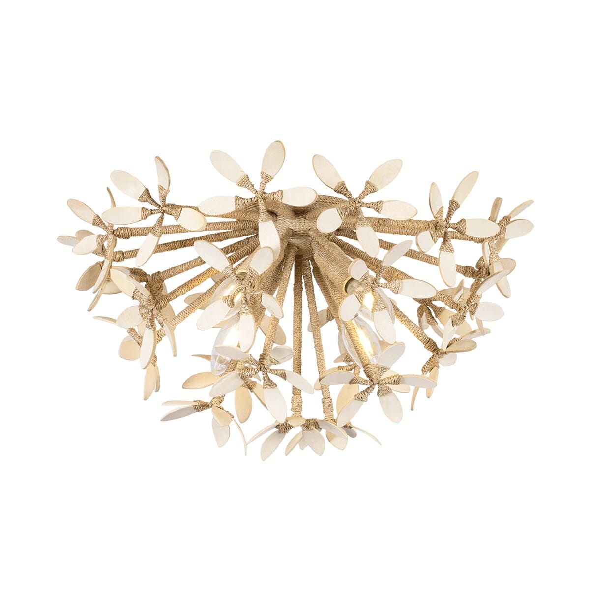 Four Light Semi Flush Mount